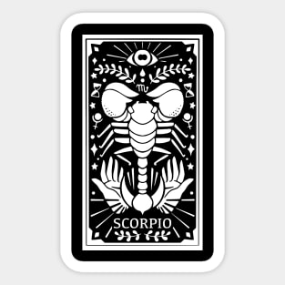 Scorpio - Tarot Style Sticker